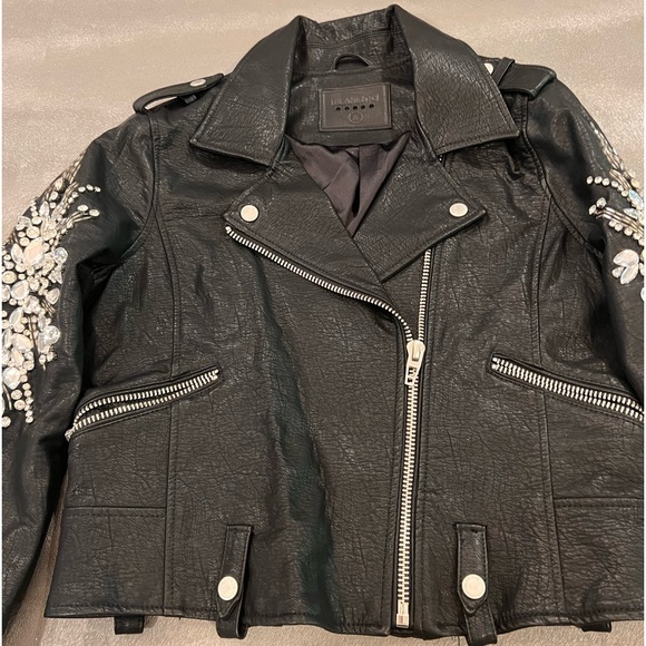 Blank NYC black biker jacket. Size S - Picture 5 of 6